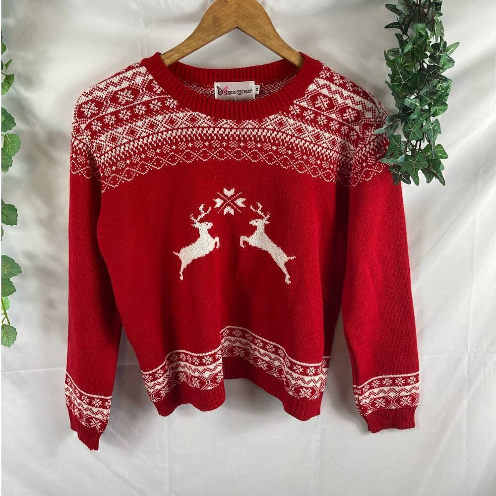 NWOT Cotton Emporium Holiday Sweater